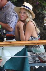 BRITTANY DANIEL in Bikini on the Beach in Portofino 05/07/2016