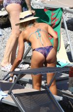 BRITTANY DANIEL in Bikini on the Beach in Portofino 05/07/2016