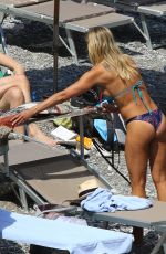 BRITTANY DANIEL in Bikini on the Beach in Portofino 05/07/2016