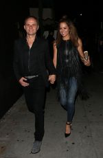 BROOKE BURKE at Nice Guy in West Hollywood 05/19/2016