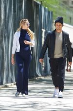 CANDICE SWANEPOEL Out and About in New York 05/18/2016