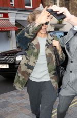 CARA DELEVINGNE Leaves Chiltern Firehouse in London 05/05/2016