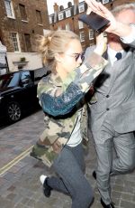 CARA DELEVINGNE Leaves Chiltern Firehouse in London 05/05/2016