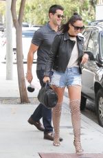 CARA SANTANA in denim SHorts Out in Los Angele 05/06/2016