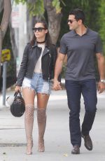 CARA SANTANA in denim SHorts Out in Los Angele 05/06/2016