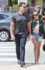 CARA SANTANA in denim SHorts Out in Los Angele 05/06/2016