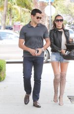 CARA SANTANA in denim SHorts Out in Los Angele 05/06/2016