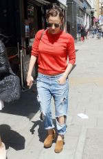 CAROLINE FLACK Out and About in London 05/16/2016