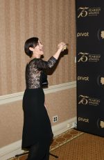 CARRIE-ANNE MOSS at 75th Annual Peabody Awards in New York 05/21/2016