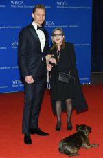 CARRIE FISHER at White House Correspondents’ Dinner in Washington 04/30/2016
