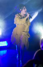 CHARLI XCX Performs at Make Up for Ever Launch of Aqua XL Eye Pencils in Paris 05/25/2016