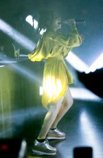 CHARLI XCX Performs at Make Up for Ever Launch of Aqua XL Eye Pencils in Paris 05/25/2016