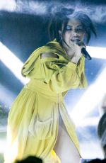 CHARLI XCX Performs at Make Up for Ever Launch of Aqua XL Eye Pencils in Paris 05/25/2016