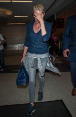 CHARLIZE THERON at Los Angeles international Airport 05/25/2016