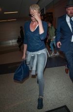 CHARLIZE THERON at Los Angeles international Airport 05/25/2016