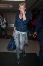 CHARLIZE THERON at Los Angeles international Airport 05/25/2016