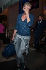 CHARLIZE THERON at Los Angeles international Airport 05/25/2016