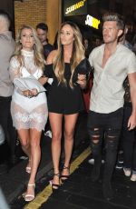 CHARLOTTE CROSBY and SOPHIE KASAEI Night Out in Newcastle 05/01/2016