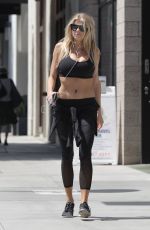 CHARLOTTE MCKINNEY Leaves a Gym in Los Angeles 05/11/2016