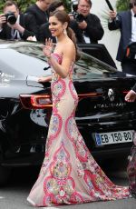 CHERYL COLE Leaves Grand Hayatt Martinez Hotel in Cannes 05/13/2016