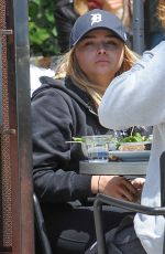 CHLOE MORETZ and Brooklyn Beckham Lunch at Zinque in West Hollywood 05/21/2016