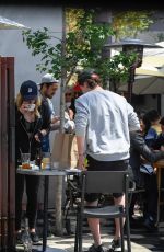 CHLOE MORETZ and Brooklyn Beckham Lunch at Zinque in West Hollywood 05/21/2016