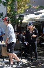 CHLOE MORETZ and Brooklyn Beckham Lunch at Zinque in West Hollywood 05/21/2016