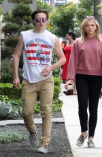 CHLOE MORETZ and Brooklyn Beckham Out and About in West Hollywood 05/19/2016