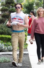 CHLOE MORETZ and Brooklyn Beckham Out and About in West Hollywood 05/19/2016