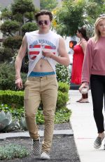CHLOE MORETZ and Brooklyn Beckham Out and About in West Hollywood 05/19/2016