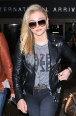 CHLOE MORETZ Arrives at Los Angeles International Airport 05/12/2016