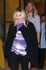 CHLOE MORETZ Arrives at Watch What Happens Live in New York 05/09/2016