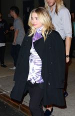 CHLOE MORETZ Arrives at Watch What Happens Live in New York 05/09/2016