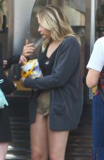 CHLOE MORETZ at Disney California Adventure in Anaheim 05/27/2016