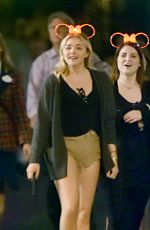 CHLOE MORETZ at Disneyland 05/18/2016