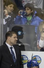 CHLOE MORETZ at Islanders Lighting Game in Brooklyn 05/06/2016