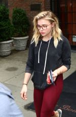 CHLOE MORETZ Leaves Bowery Hotel in New York 05/24/2016