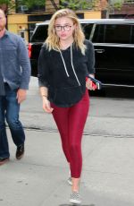 CHLOE MORETZ Leaves Bowery Hotel in New York 05/24/2016