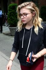CHLOE MORETZ Leaves Bowery Hotel in New York 05/24/2016