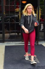 CHLOE MORETZ Leaves Bowery Hotel in New York 05/24/2016