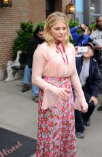 CHLOE MORETZ Leaves Her Hotel in New York 05/10/2016