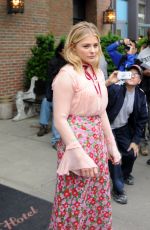 CHLOE MORETZ Leaves Her Hotel in New York 05/10/2016