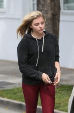 CHLOE MORETZ Out and About in Los Angeles 05/20/2016