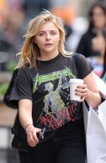 CHLOE MORETZ Out and About in Manhattan 05/09/2016