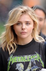 CHLOE MORETZ Out and About in Manhattan 05/09/2016