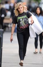 CHLOE MORETZ Out and About in Manhattan 05/09/2016