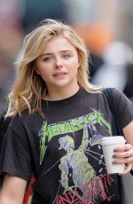 CHLOE MORETZ Out and About in Manhattan 05/09/2016