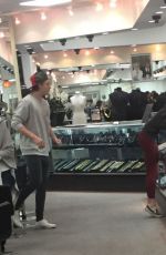 CHLOE MORETZ Shopping at XIV Karats in Los Angeles 05/20/2016
