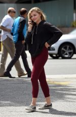 CHLOE MORETZ Shopping at XIV Karats in Los Angeles 05/20/2016