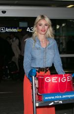 CHLOE SIMS Arrives at Nice Airport 05/14/2016